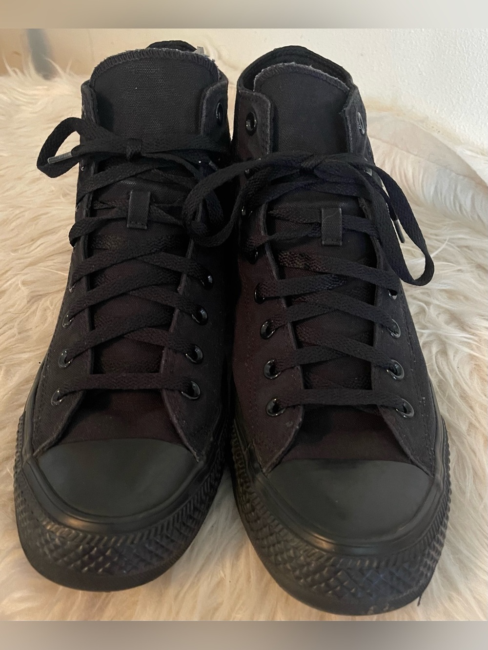 Converse Black High top Shoes Men’s 11.5 and Women’s 13.5!